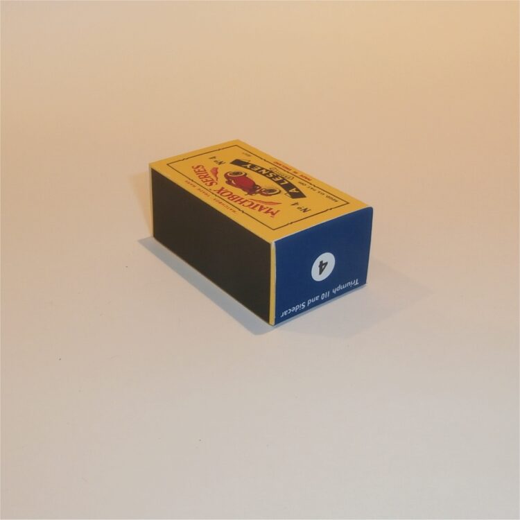 Matchbox Lesney  4 c Triumph Motorbike C Style Repro Box - Image 2