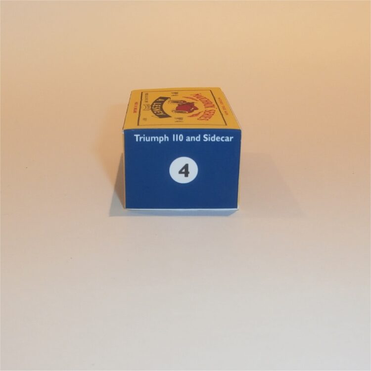 Matchbox Lesney  4 c Triumph Motorbike C Style Repro Box - Image 3