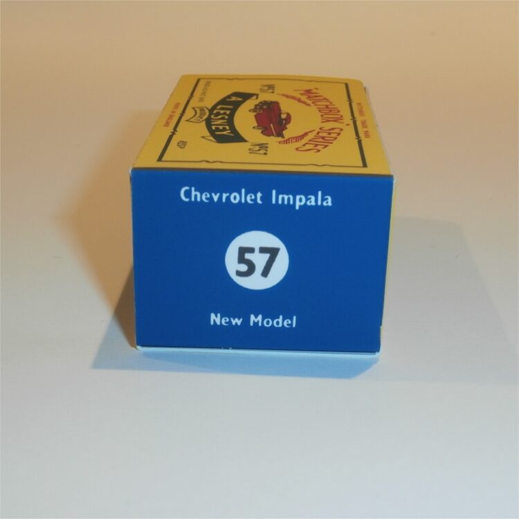 Matchbox Lesney 57 b Chevrolet Impala C Style Repro Box - Image 3