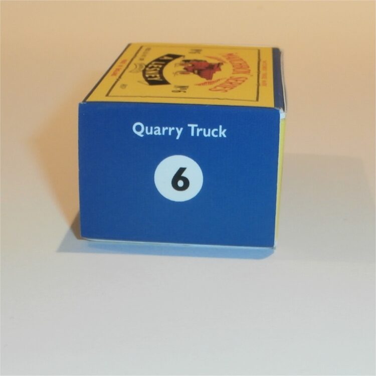 Matchbox Lesney  6 b Euclid Quarry Truck C Style Repro Box - Image 3