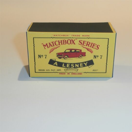 Matchbox Lesney  7 b Ford Anglia Sedan C Style Repro Box
