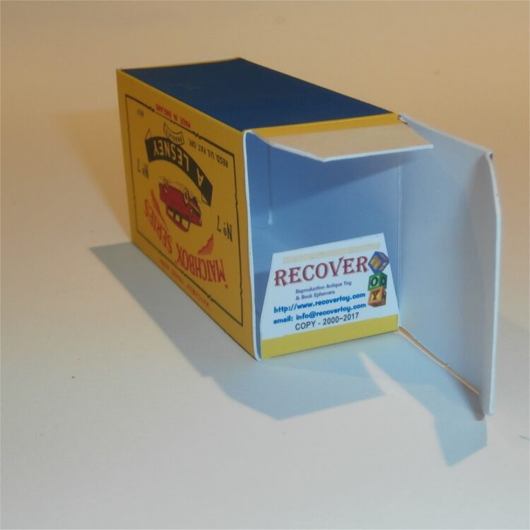 Matchbox Lesney  7 b Ford Anglia Sedan C Style Repro Box - Image 2
