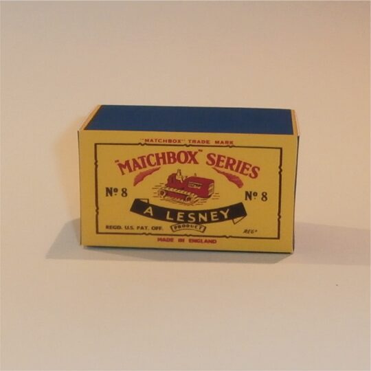 Matchbox Lesney  8 c Caterpillar Tractor Empty C Style Repro Box