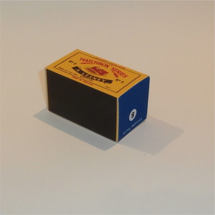 Matchbox Lesney  8 c Caterpillar Tractor Empty C Style Repro Box - Image 2
