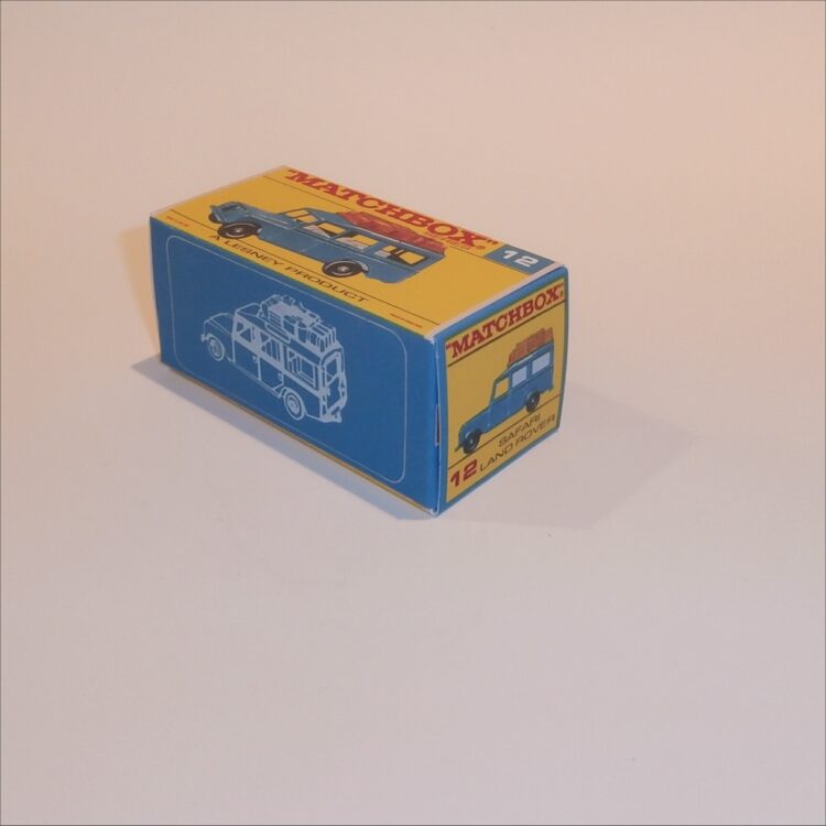 Matchbox Lesney 12c Land Rover Safari F Style Repro Box - Image 2