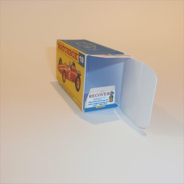 Matchbox Lesney 19d Lotus Racing Car F Style Repro Box - Image 4