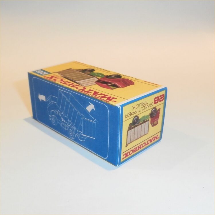 Matchbox Lesney 26c GMC Tipper Truck F Style Repro Box - Image 2