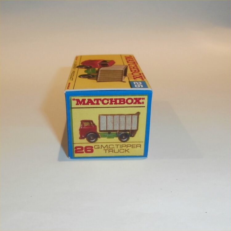 Matchbox Lesney 26c GMC Tipper Truck F Style Repro Box - Image 3