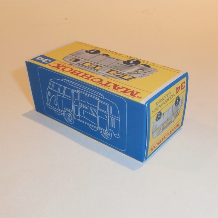 Matchbox Lesney 34d Volkswagen Camper F Style Repro Box - Image 2