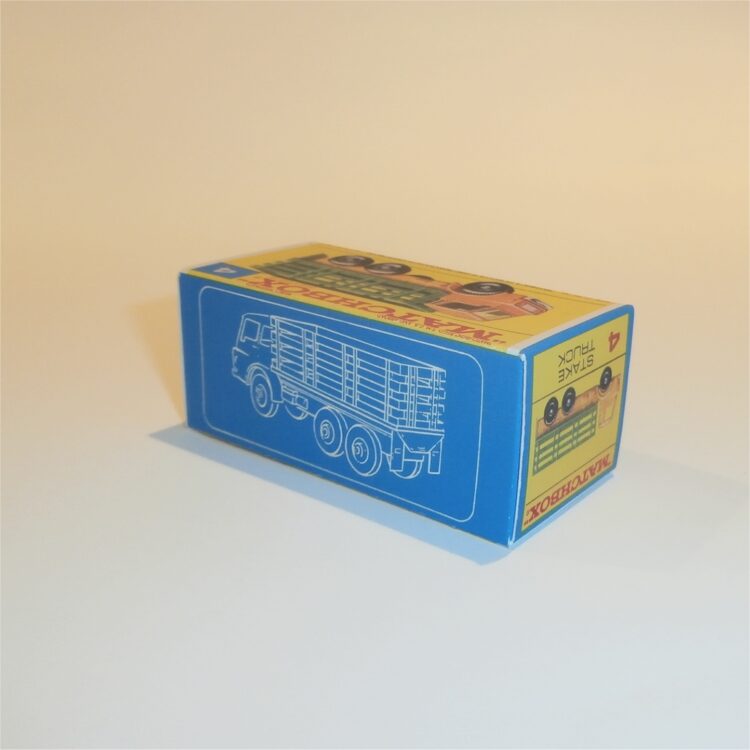 Matchbox Lesney  4d Dodge Stake Truck F Style Repro Box - Image 2