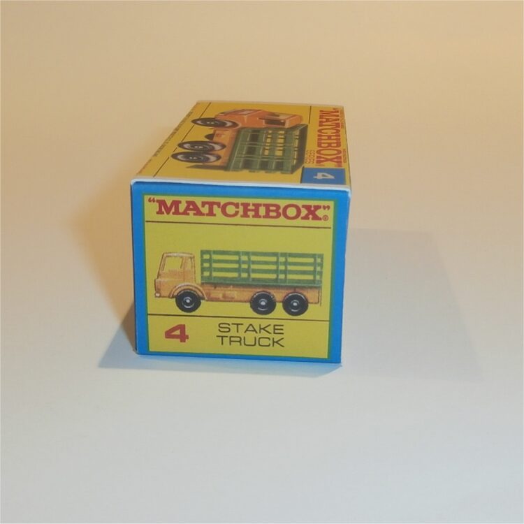 Matchbox Lesney  4d Dodge Stake Truck F Style Repro Box - Image 3