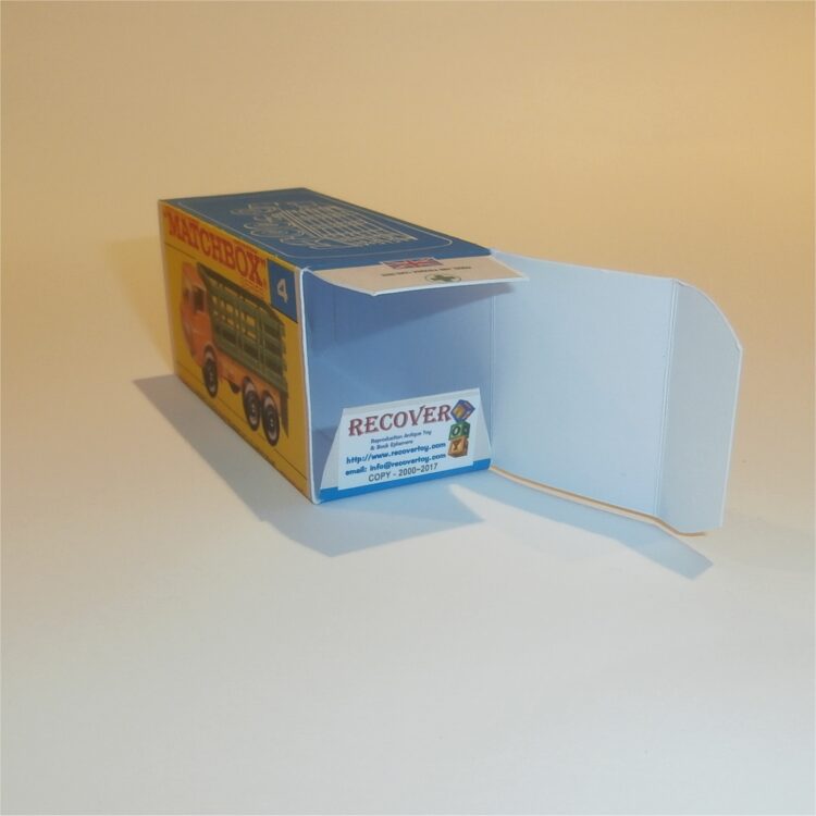 Matchbox Lesney  4d Dodge Stake Truck F Style Repro Box - Image 4