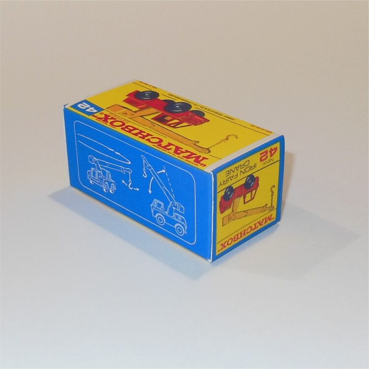 Matchbox Lesney 42c Iron Fairy Crane F Style Repro Box - Image 2