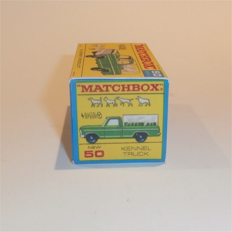 Matchbox Lesney 50c2 Ford Kennel Truck Autosteer F Style Repro Box - Image 3