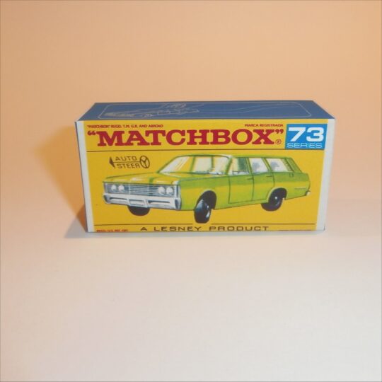 Matchbox Lesney 73c Mercury 1968 Wagon F Style Repro Box
