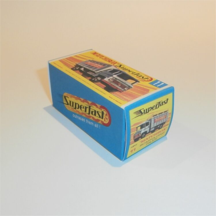 Matchbox Lesney Superfast 11 e Mercedes Scaffold Truck G Style Repro Box - Image 2