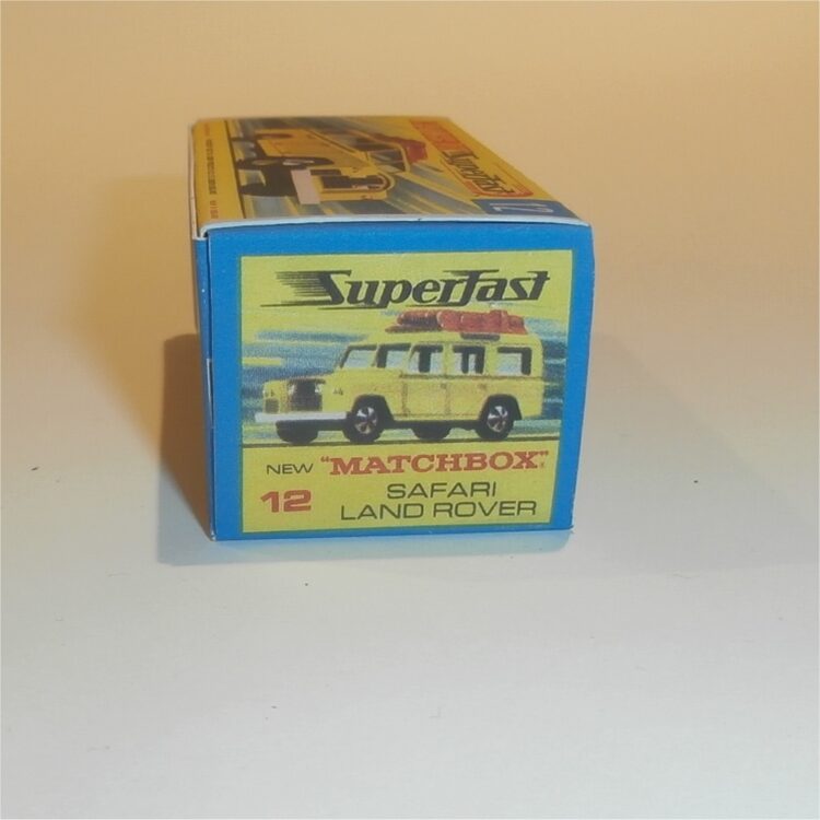 Matchbox Lesney Superfast 12 d Land Rover Safari G Style Repro Box - Image 3