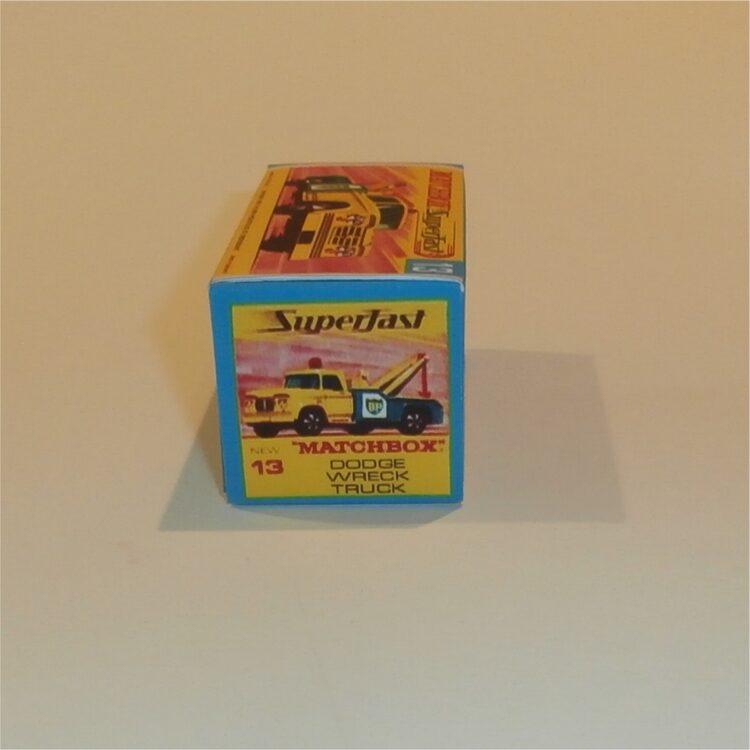 Matchbox Lesney Superfast 13 e Dodge Wreck Truck G Style Repro Box - Image 3