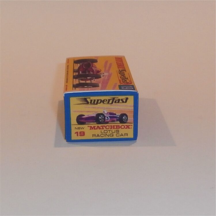 Matchbox Lesney Superfast 19 e Lotus Racing Car G Style Repro Box - Image 3