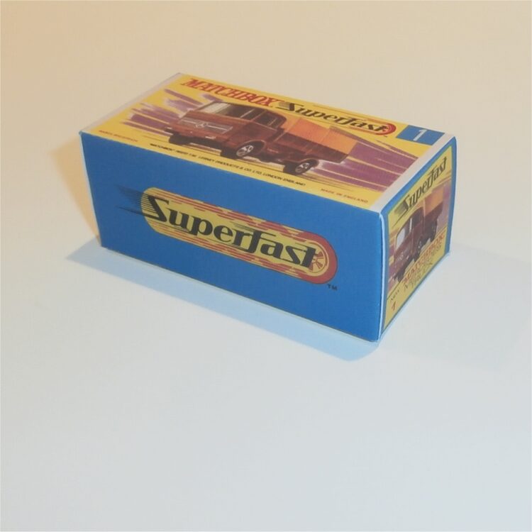 Matchbox Lesney Superfast  1 e Mercedes Truck G Style Repro Box - Image 2