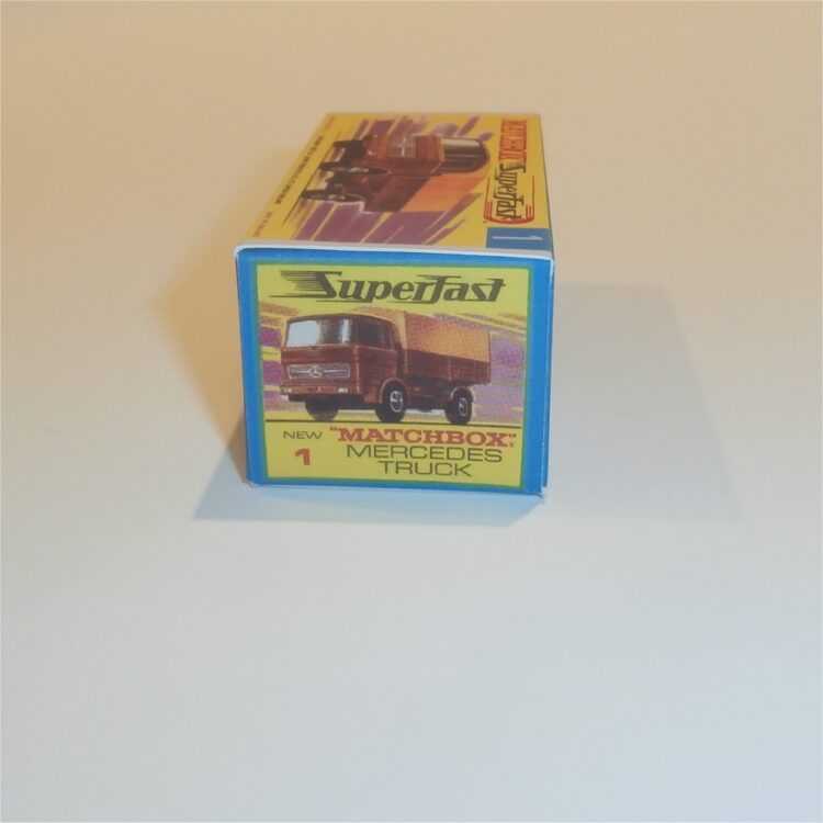 Matchbox Lesney Superfast  1 e Mercedes Truck G Style Repro Box - Image 3