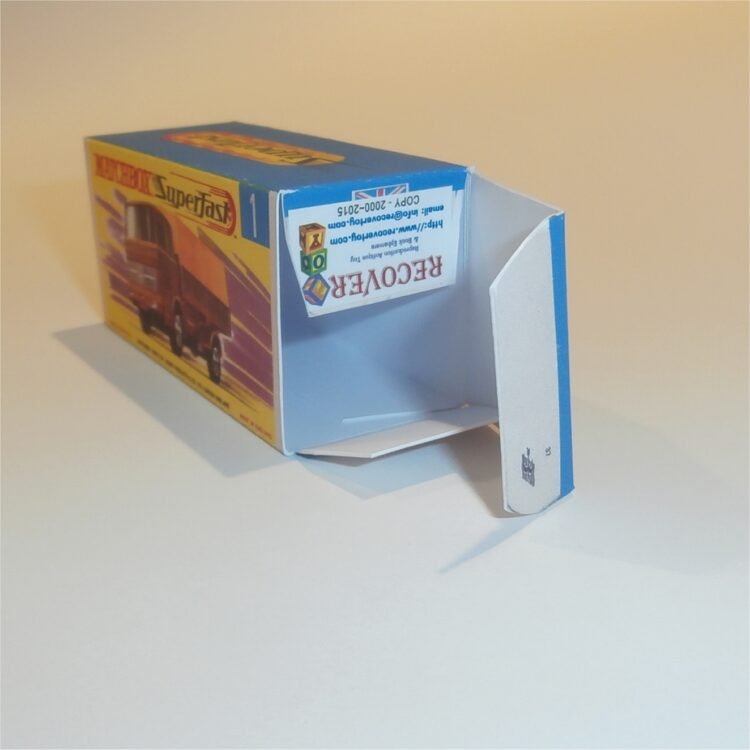 Matchbox Lesney Superfast  1 e Mercedes Truck G Style Repro Box - Image 4
