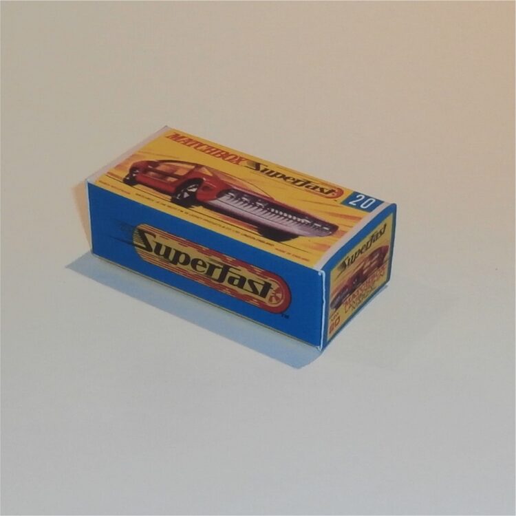 Matchbox Lesney Superfast 20 d Lamborghini Marzal G Style Repro Box - Image 2