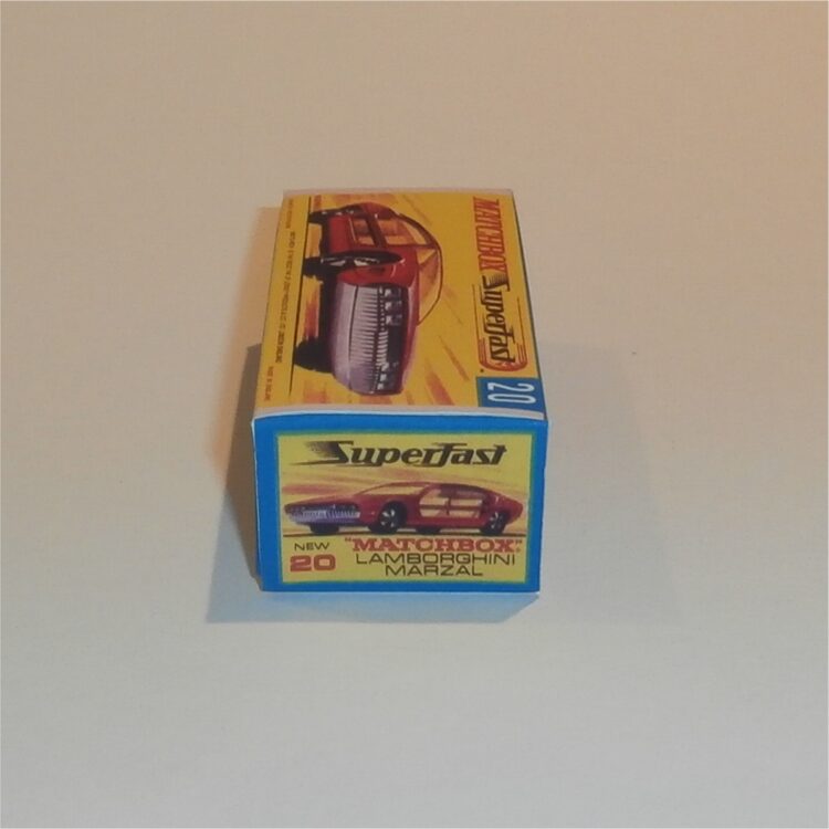 Matchbox Lesney Superfast 20 d Lamborghini Marzal G Style Repro Box - Image 3