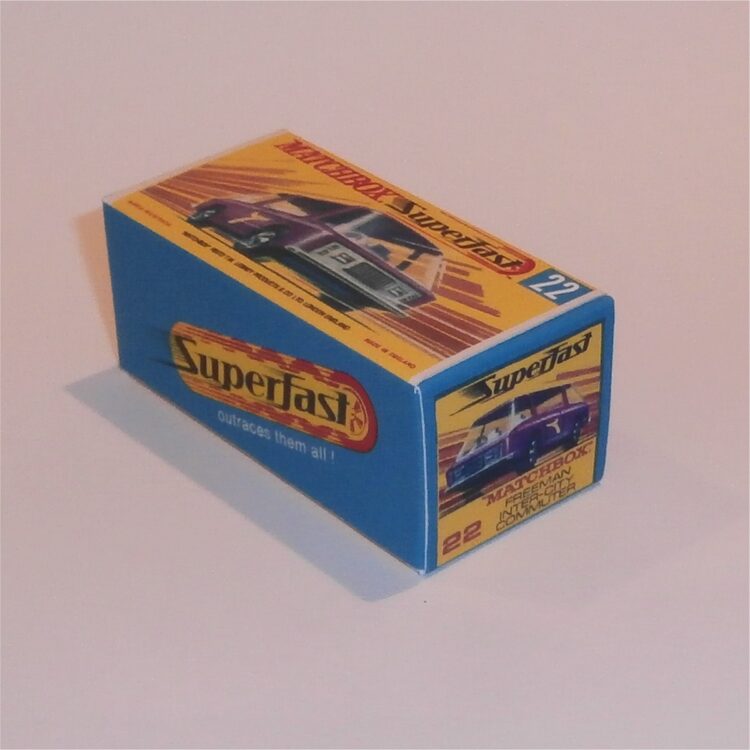 Matchbox Lesney Superfast 22 e Freeman Inter-City Commuter G Style Repro Box - Image 2