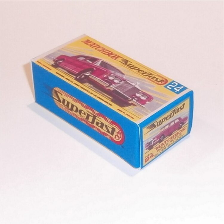Matchbox Lesney Superfast 24 d Rolls Royce Silver Shadow G Style Repro Box - Image 2
