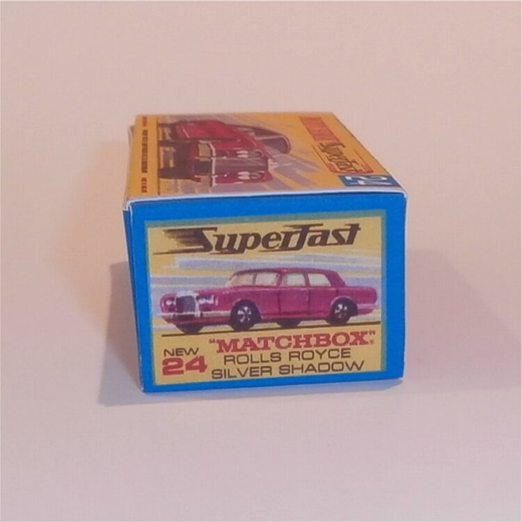 Matchbox Lesney Superfast 24 d Rolls Royce Silver Shadow G Style Repro Box - Image 3