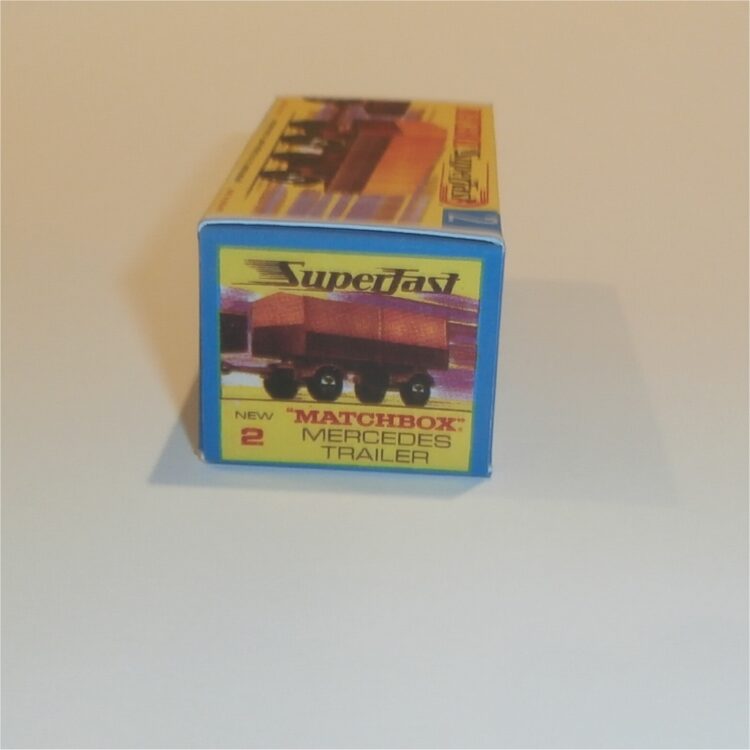 Matchbox Lesney Superfast  2 d Mercedes Trailer G Style Repro Box - Image 3