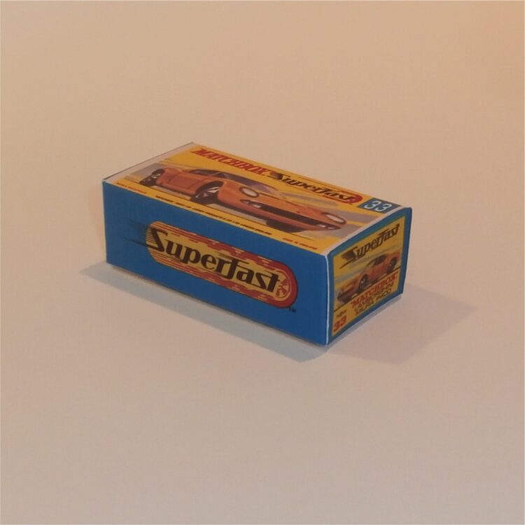 Matchbox Lesney Superfast 33 d Lamborghini Miura P400 G Style Repro Box - Image 2