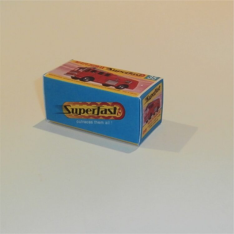 Matchbox Lesney Superfast 35 c Merryweather Fire Engine G Style Repro Box - Image 2