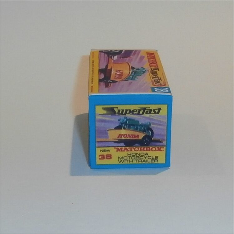 Matchbox Lesney Superfast 38 d Honda Motorcycle Trailer G Style Repro Box - Image 3
