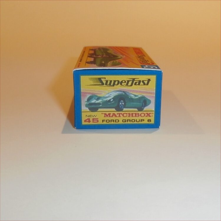 Matchbox Lesney Superfast 45 c Ford Group 6 G Style Repro Box - Image 3
