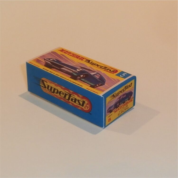 Matchbox Lesney Superfast  5 e Lotus Europa G Style Repro Box - Image 2