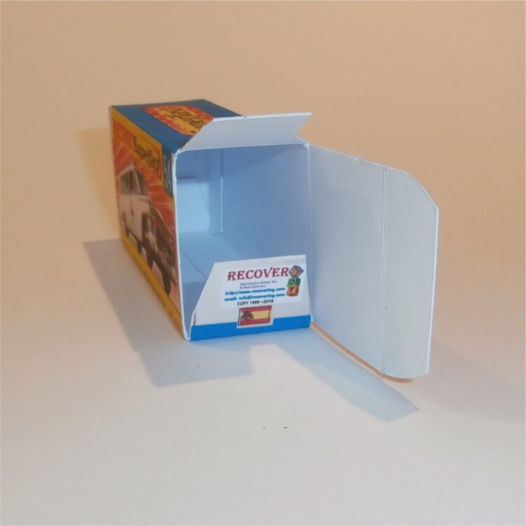 Matchbox Lesney Superfast 54 c Cadillac Ambulance G Style Repro Box - Image 4