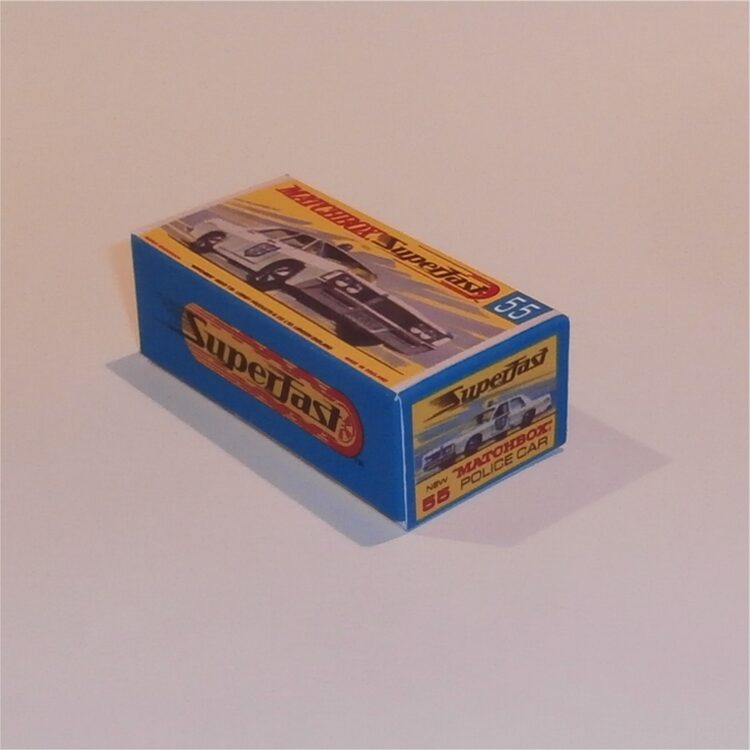 Matchbox Lesney Superfast 55 e Mercury Police Car G Style Repro Box - Image 2