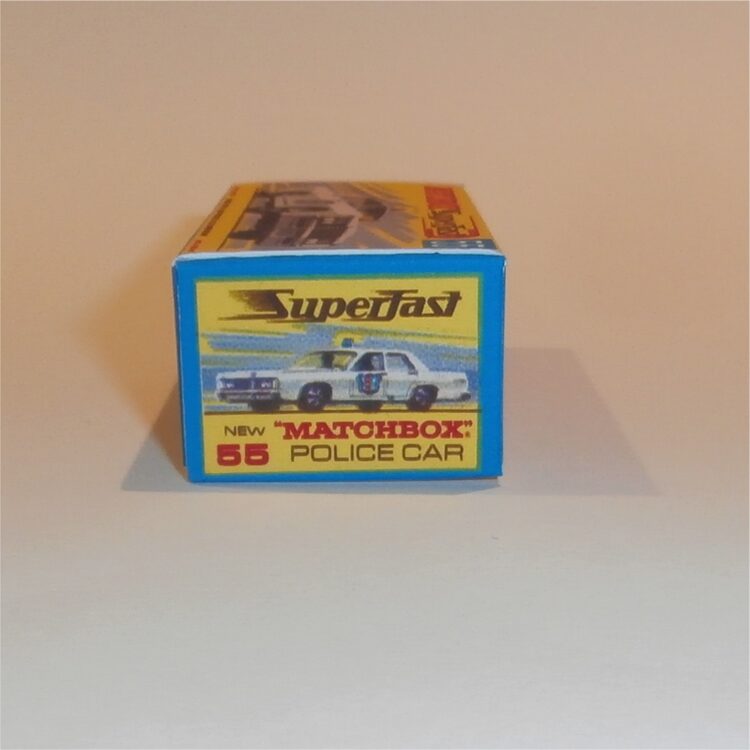 Matchbox Lesney Superfast 55 e Mercury Police Car G Style Repro Box - Image 3
