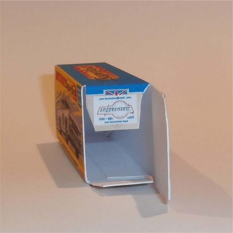 Matchbox Lesney Superfast 55 e Mercury Police Car G Style Repro Box - Image 4