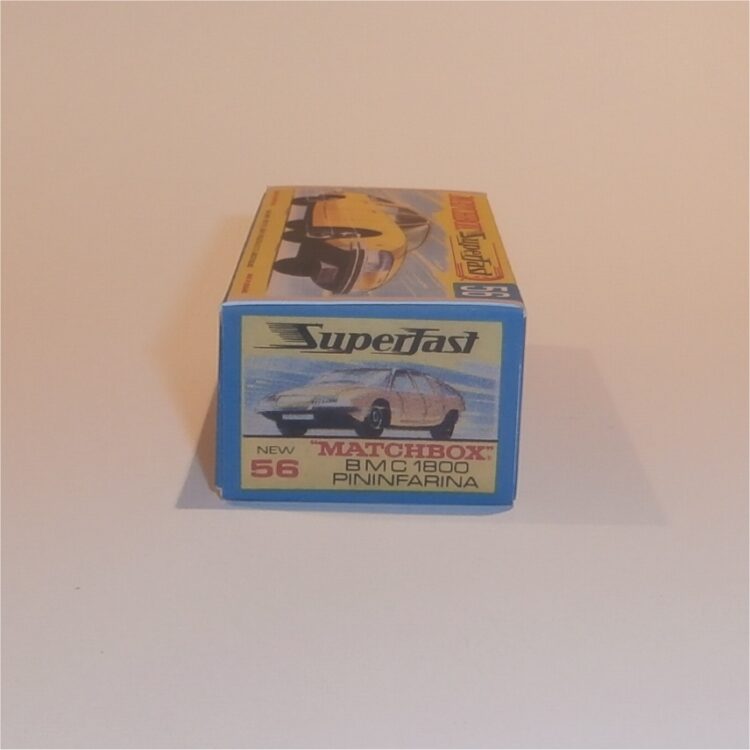 Matchbox Lesney Superfast 56 c BMC 1800 Pininfarina G Style Repro Box - Image 3