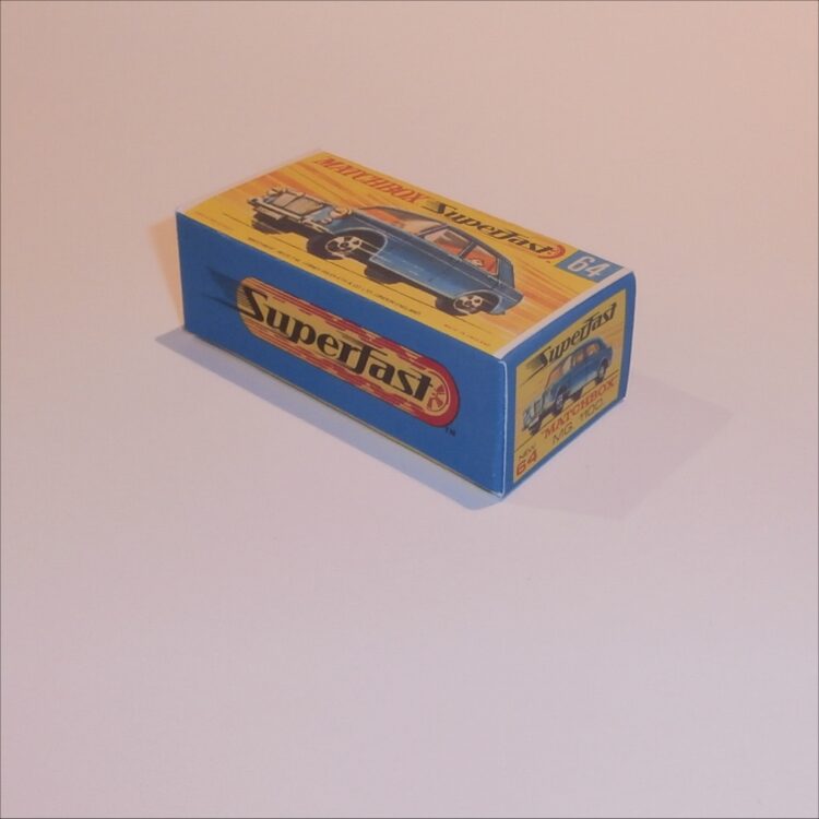 Matchbox Lesney Superfast 64 c Morris MG 1100 G Style Repro Box - Image 2