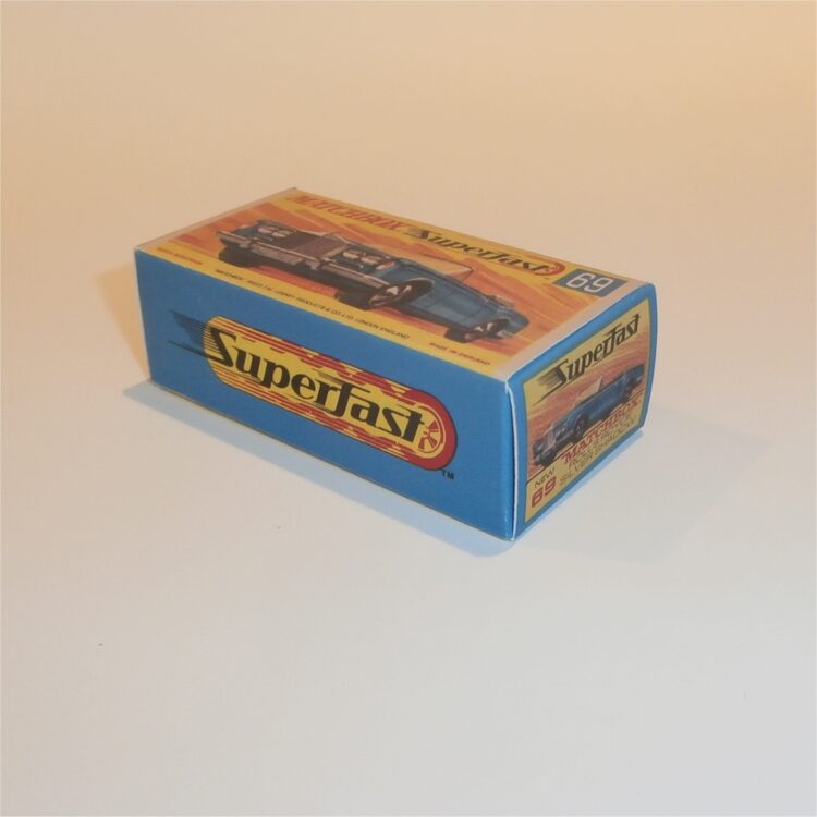 Matchbox Lesney Superfast 69 c Rolls Royce Silver Shadow G Style Repro Box - Image 2