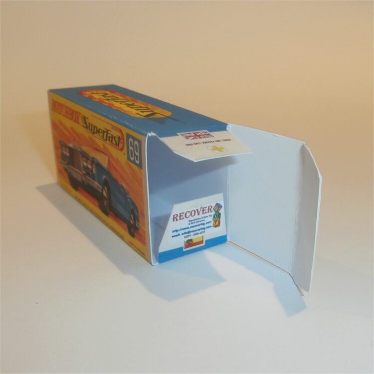 Matchbox Lesney Superfast 69 c Rolls Royce Silver Shadow G Style Repro Box - Image 4
