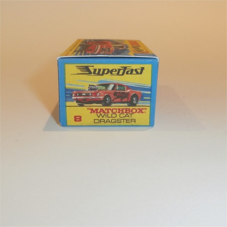 Matchbox Lesney Superfast  8 g Mustang Wild Cat Dragster G Style Repro Box - Image 3