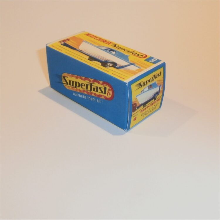 Matchbox Lesney Superfast  9 d Boat & Trailer G Style Repro Box - Image 2