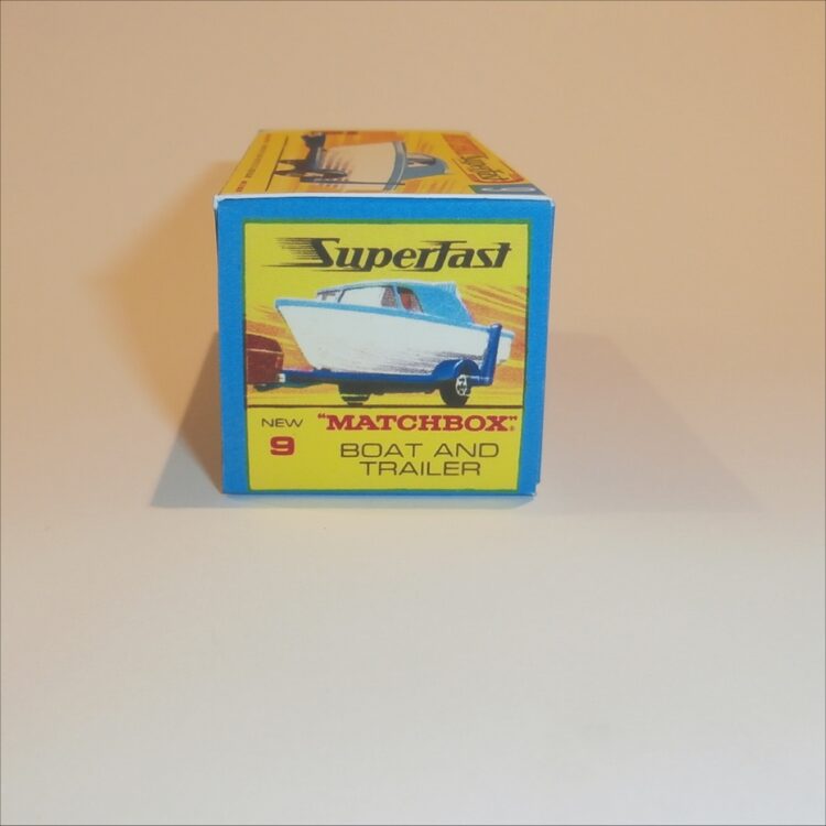 Matchbox Lesney Superfast  9 d Boat & Trailer G Style Repro Box - Image 3