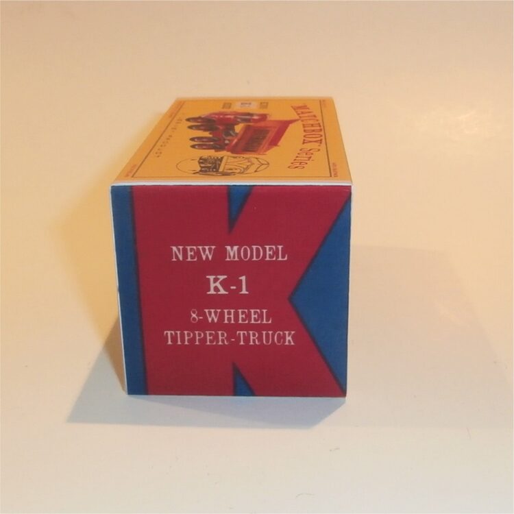 Matchbox Lesney King Size K  1 Hoveringham Tipper Dump Truck Repro Box - Image 3