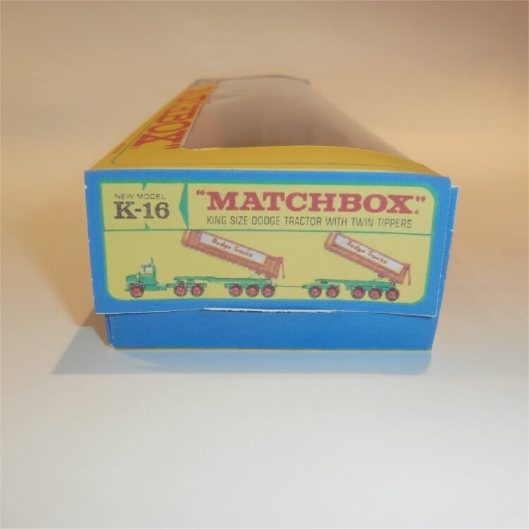 Matchbox Lesney King Size K 16 Dodge Twin Dumper Repro Box Set - Image 5